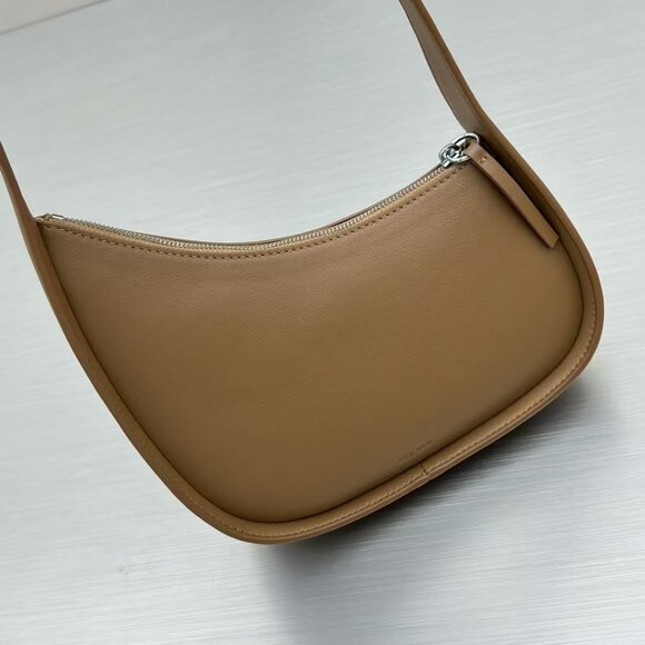 THE ROW Half Moon leather shoulder bag - Picture 3 of 8